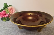 Rare Vintage Carltonware Rouge Royale Footed Decorative Bowl
