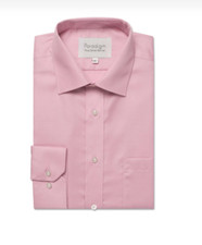 PARADIGM  Pure Cotton Non-Iron DC Formal Shirt/Soft Pink 19.5  DHL NEXT DAY