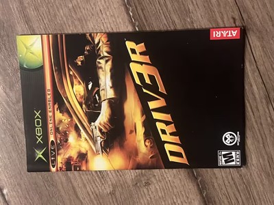 Driver 3 (Microsoft Xbox, 2004) MANUAL ONLY