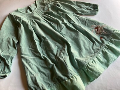 NOA NOA Miniature Gorgeous Mint Green Baby Corduroy Dress Size 7Y 122