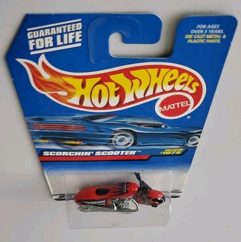 HARLEY DAVIDSON DUNCANS SCORCHIN' SCOOTER 1998 HOT WHEELS MATTEL MOTORCYCLE 1075 - Picture 4 of 8