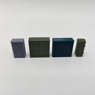 GFK-Schränke ''Elektro-/Gas-/Telekommunikationsgehäuse'' Maßstab 1:76 Spur OO