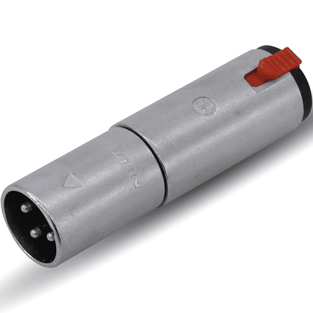 Neutrik NA3MJ 3 Pole XLR Male Socket to 6.35mm Stereo Jack Socket Locking