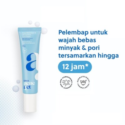 ERHA AcneAct Pore Minimizer & Oil Control Gel Cream 30g US Free Tax