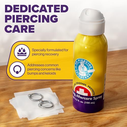  Saline Solution for Piercings Ear Piercing Cleaner Saline Wash