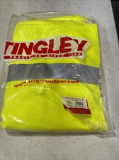 Tingley 042122 Electra Overall Fluorescent Yellow/Green Flame Resistant 3XL