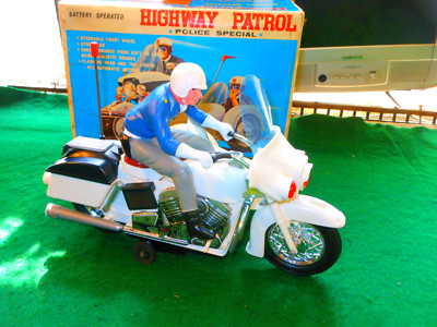 Rare Toy Yonezawa Highway Patrol Police Motorcycle made in Japan