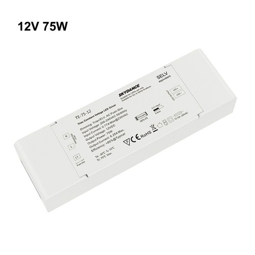 Triac Regulable LED Controlador Transformador Fuente de Alimentación 220V a DC 12V 24V 40W 75W - Imagen 18 de 19