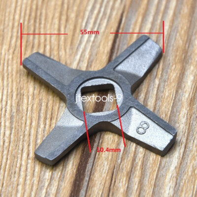 2pcs Meat Grinder Mincer 8# Spare Parts for Zelmer 987.94 987.83 ZMM