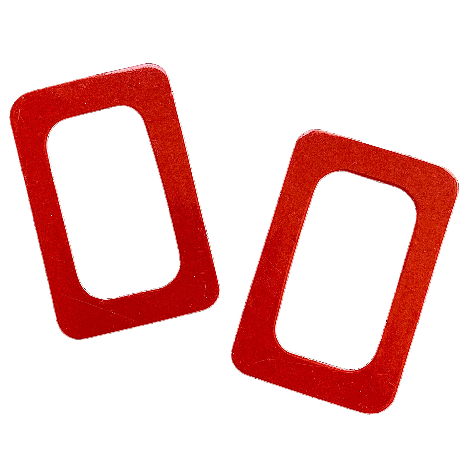 Real Carbon Fiber Silver Interior Heat Seat Button Frame Trim Fits 04