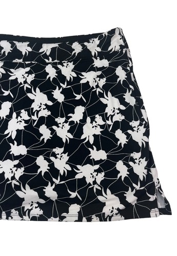 Tranquility by Colorado Clothing Womens Large Floral Elastic Waist Skirt Skort - Picture 12 of 24
