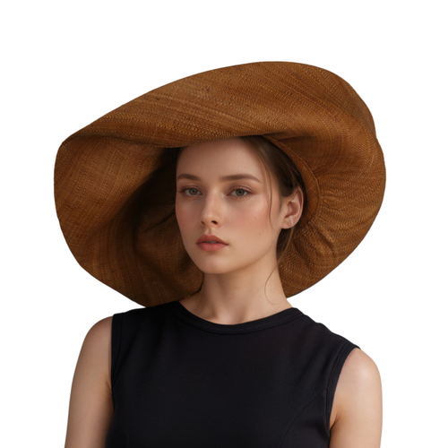 Women's Wide Brim Mimosa Sun Hat - Colorful Raffia Summer Sun Beach Straw Hat - Picture 37 of 142
