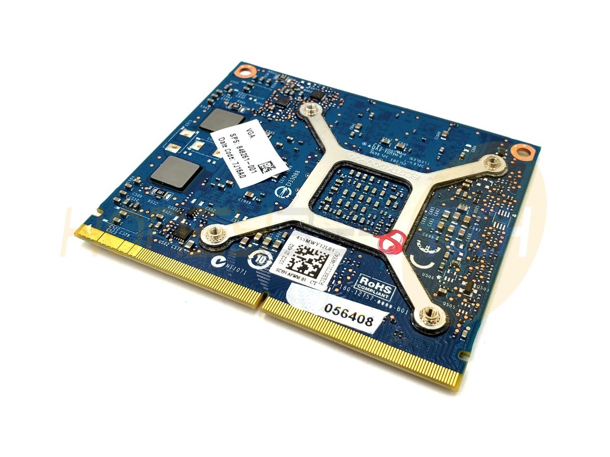 GENUINE HP 2GB NVIDIA QUADRO M1000M GRAPHICS CARD 848261-001