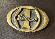 Vintage Snap-On Belt Buckle Solid Brass Model BTS SPP-455 Made in USA