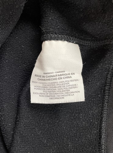 Nike Therma-Fit Hoodie Pullover Black Gray Logo Front Pocket Youth Size M Medium - Picture 8 of 8