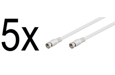 DIPOLE ANTENNA INDOOR Per Ricevitore Stereo Cavo Coassiale 75 Ohm EUR 5 - Foto 10