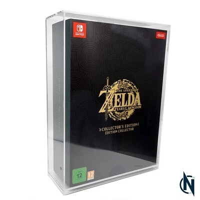 CARDNAX Custodia acrilica per Zelda: Tears of the Kingdom Collector's Edition PAL - protezione UV