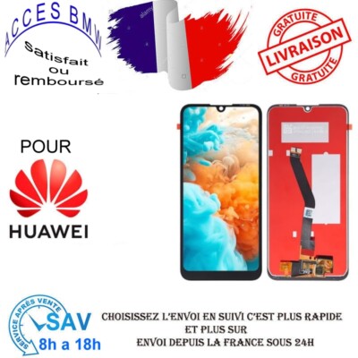 Écran LCD + Vitre Tactile Pour Huawei Y6 2019 - Noir + Outils - Neuf - Compatible Huawei