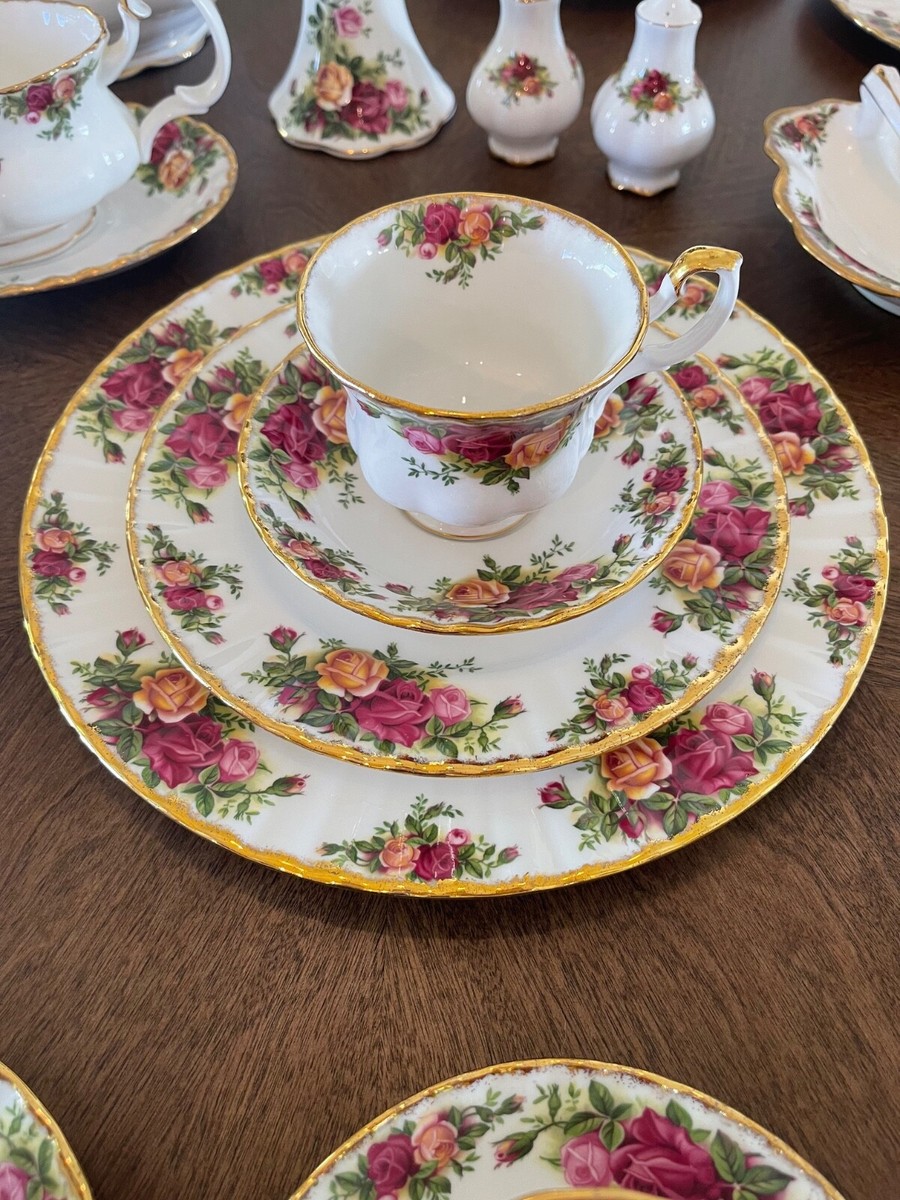 Vtg 1962 Royal Albert Old Country Roses Bone China England | eBay