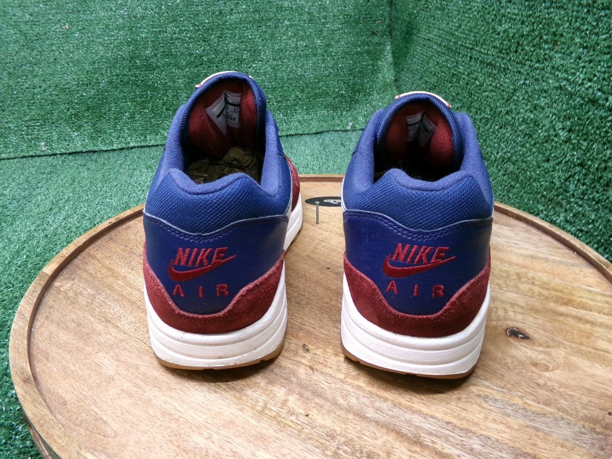 nike air max 1 navy sail team red