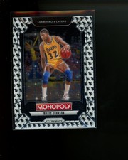2024-25 Panini Prizm Monopoly Man Black and White #LEG4 Magic Johnson
