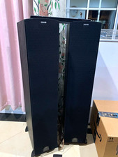 Klipsch RP-280F Black Tower Speakers Pair Wired 2.0 With Amp and Wire Connectors