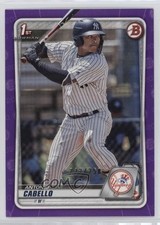 2020 Bowman Prospects Purple 222/250 Antonio Cabello #BP-85 19gz