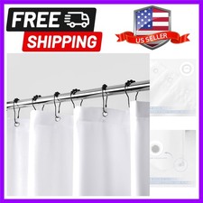 Waterproof Fabric Shower Curtain Liner, Soft Cloth Shower Liner with Magnets,...