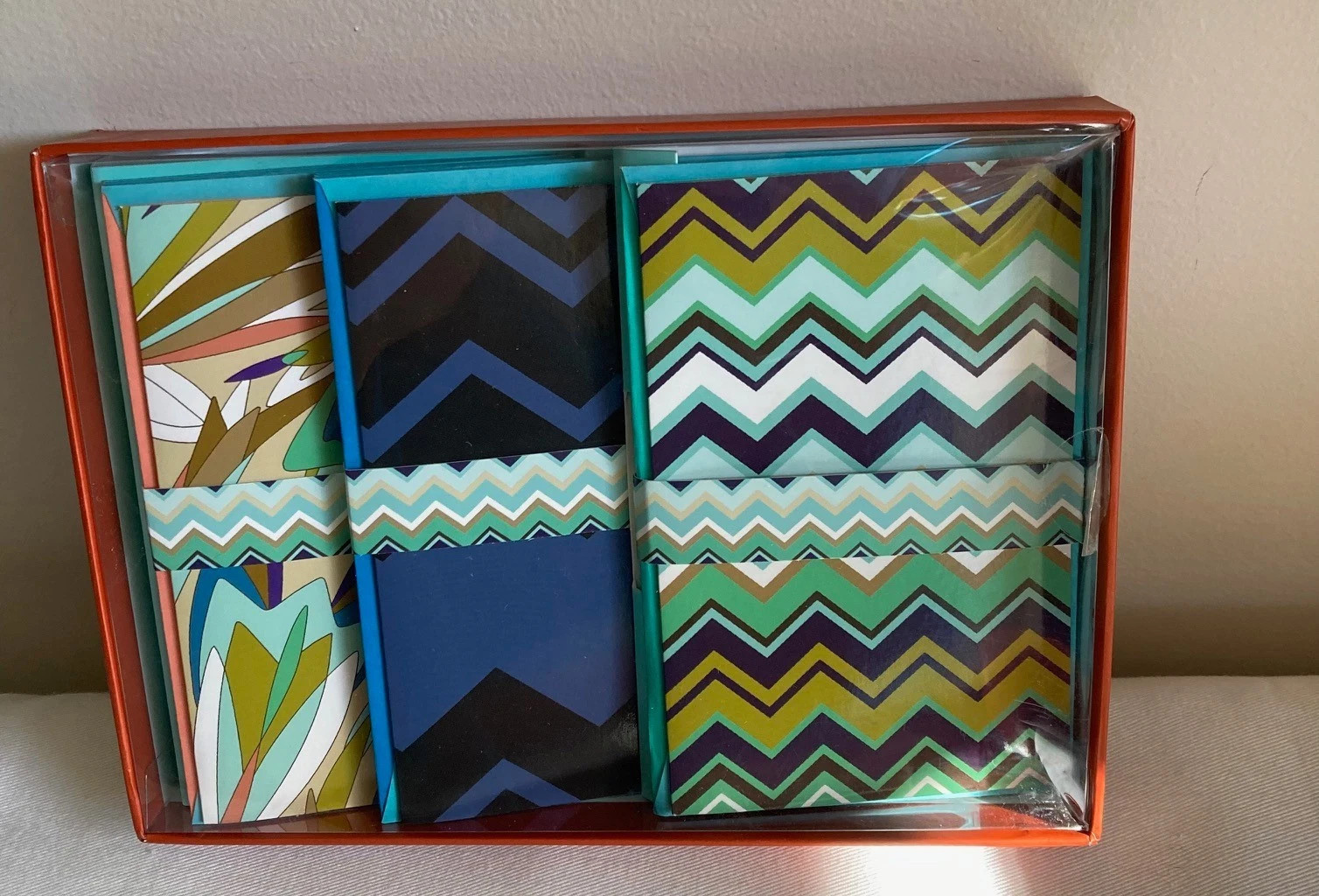 3 SETS OF MISSONI FOR TARGET NOTE CARDS AND JOURNAL