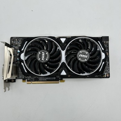 MSI AMD Radeon Videokarte RRX 580 ARMOR 8G OC