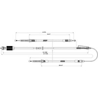 Metzger 11.5840 Seilzug Feststellbremse FüR Opel Astra GTC