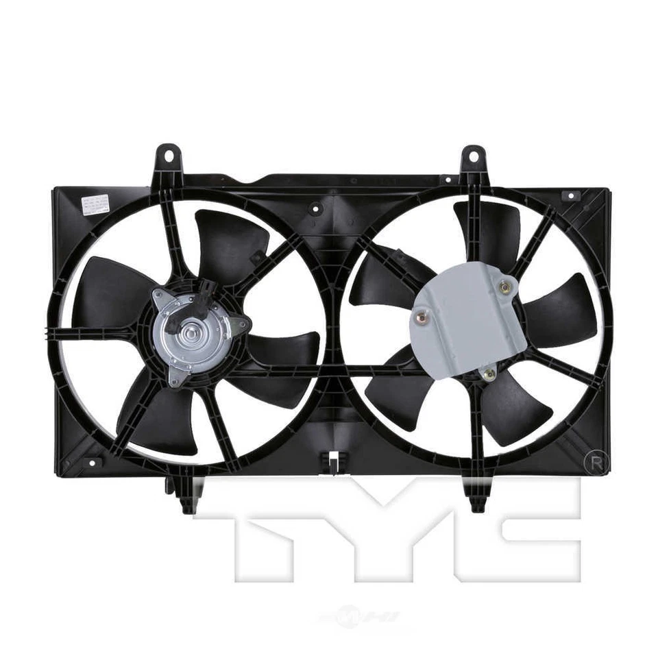 Ventilador de radiador y condensador doble para Nissan Altima Máxima TYC 2002-2008 Foto 2 de 4