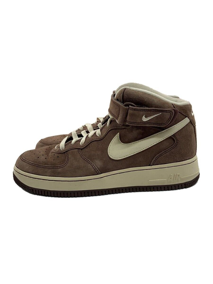 Nike High Top Sneakers AIR FORCE 1 MID 07 QS 27.5cm Brown Used | eBay