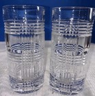 Lauren Ralph Lauren Glen Plaid Highball Crystal  Blown Glass 6.25"  Yellowstone  — photo 8
