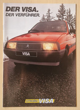 Prospekt Citroen - Der Visa, Der Verführer - 16 Seiten - 1984 - Top Zustand