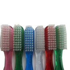 Adult 4-Row Supersoft 5 Toothbrush 6 Pack colors may vary