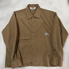 Ben Davis Brown Coverall Set L Polyester Cotton Japan Made