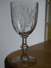 SAINT LOUIS CRISTAL 1 ANCIEN VERRE A APERITIF CRISTAL GRAVURE TALMA Ht 11,5 cm