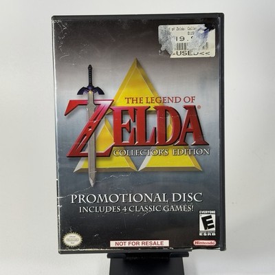 Zelda Collector s Edition Promotional Disc w/ Manual (GameCube) CIB Box Damage