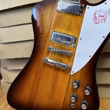 ShipUS Firebird Platypus Tobacco Sunburst Electric Guitar Fixed Bridge 6Strings