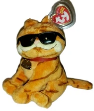 Ty Beanie Baby - Garfield (COOL CAT)(6.5 Inch) MWMTs Plush Stuffed Animal Toy