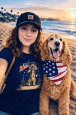 Liberty Dog Patriotic Shirt 4th of July Dog Lover American Flag Puppy Tee