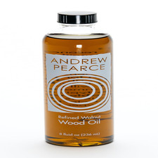 Andrew Pearce Premium Walnut Wood Oil Bowl Conditioner 8Oz - Food Grade Wooden