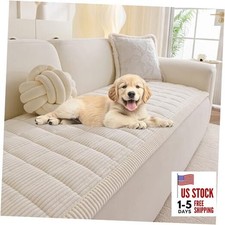 Couch Cover for Dogs Washable, Dog Sofa Couch 27.6" x 59" Cream