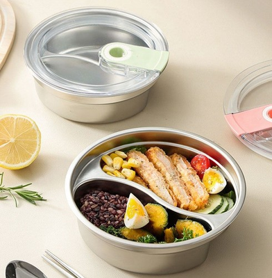 #ad 304 Grade Stainless Steel Lunch Box with Silicone Seal Microwave Safe Use $20.28