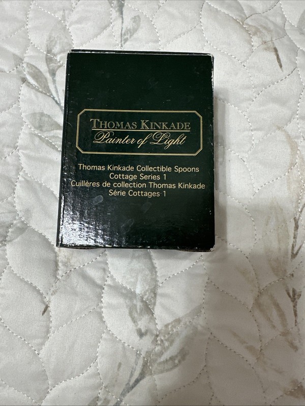 Thomas Kinkade Painter of Light Collectible Spoons Cottage Series 1 NIB (45)