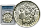1888 $1 Morgan Silver Dollar - PCGS MS63 Top 100 VAM-11 Doubled Ear RARE C1201
