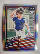 2026 Panini Stars & Stripes Prizm - Nolan Traeger #128 Silver Prizm (RC)