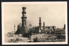 Old postcard Cairo, The Tombs of Mamluks 