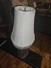 1960s Hollywood Regency Etched Brass Urn Table Lamp — photo 9